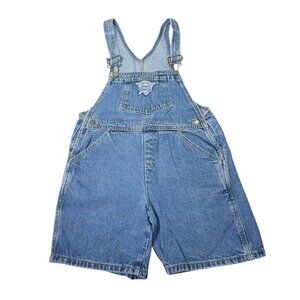 Vintage Guess Baby 100% Cotton Denim Shortalls Overalls Kids Size 7Y
